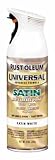 Rust-o-leum 245210 Universal Spray Paint 12 Oz. - Satin White (Pack of 6)