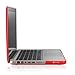 TopCase 2 in 1 Rubberized RED Hard Case Cover and Keyboard Cover for Macbook Pro 15