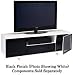 Kitchen & Housewares : BDI Marina Series Black TV Stand