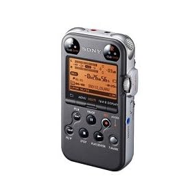 Sony PCM-M10/B Portable Linear PCM Recorder, 96 kHz/24-bit, 4GB Memory & USB High-Speed Port, Matt Black