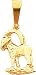14K Gold Sagittarius Zodiac Charm