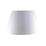 Charlotte White Barrel Lamp Shade