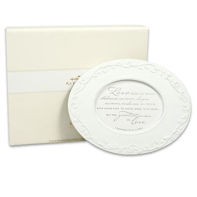 Wedding Frame - Framed Quotation Picture Holder - Hallmark Keepsake Porcelain Frame
