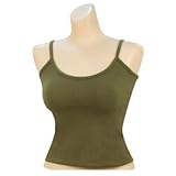 Women's Casual Tank Top, Olive Drab