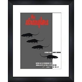 STRANGLERS Saturday Night Sunday Morning - Framed Original Advert