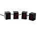 Open Edition Numbers LED Alarm Clock in Black