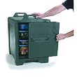 Black * End Load Carlisle Food Service Products Cateraide Slide n Seal Pan Carriers XT3000R03 End Load Pan Carrier / Color: Black / Hot or Cold Food Transport Catering Container / No latches, no hinges, no gaskets