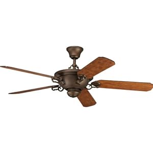 Progress Lighting P2527-102 58-Inch Meeting Street Ceiling Fan Roasted Java