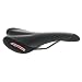 Sunline V2 Saddle, Cromoly Nickel/Titanium Rails, Black