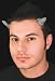 Cinema Secrets WO402 Satyr Horns - Bone