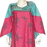 Maternity Wear – Womens Cotton Dress Caftans Gowns Multicolored Size S (kftn670)