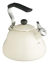 Kitchen Craft Le'Xpress Coloured Whistling Kettle 2.0 Litres - 'Seashell Cream'