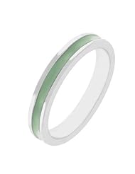 Light Green Enamel Eternity Ring
