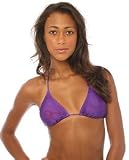 WeSC The Aina Bikini Top in Royal Purple,Swimwear for Women
