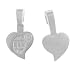 AANRAKU Glue On Heart Shape Pendant Bails Medium Silver Plated (10) AANRAKU Glue On Heart Shape Pendant Bails Medium Silver Plated (10)