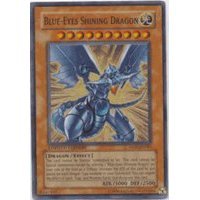 Childrens Toyshop  Toys : Yugioh the Movie Mov-en001 Blue-eyes Shining Dragon Ultra Rare Holofoil Promo Card