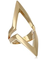Boy Meets Girl x Roman Luxe Crazy Open Triangles Ring
