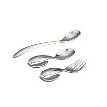 Nambe Baby Nambe Loop Spoon, Fork and Feeding Spoon 3-Piece Set
From NambÃ©
