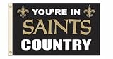 BSI Products 94126B Youre Saints Country Flag Fan Gear