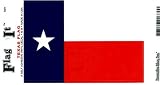 Texas Heavy Duty Vinyl Bumper Sticker (3 x 5 Inches)
