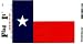 Texas Heavy Duty Vinyl Bumper Sticker (3 x 5 Inches)