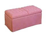 IMAGE OF 4D Concepts 12409 Girls Storage Kids Bench, Pink
