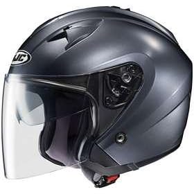 HJC IS-33 ANTHRACITE MOTORCYCLE Open-Face-Helmet