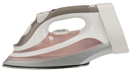 New - 1200 W Pink Steam Iron with Retractable Cord by Kalorik