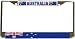 Australia Australian Flag Chrome License Plate Frame Holder