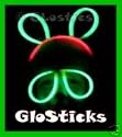 10 BUNNY EARS CONNECTORS + 10 GLOW GLASSES CONNECTIORS + 50 GLOW STICKS