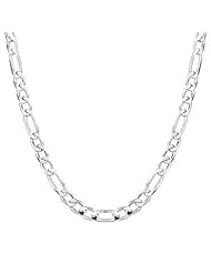 Sterling Silver Figaro Chain 22in