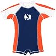 Infant Boys Navy Orange UV Rash Suit