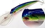 Tsunami 9 Saltwater Trolling Lure - Yellow,Green/Blue back