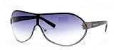 Juicy Couture Sunset Strip S Shield Sunglasses, Shiny Gunmetal Frame/ Grey Gradient Lenses