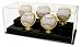 Collectible Deluxe Acrylic Five Gold Glove MLB Baseball Display - Acrylic Base Case
