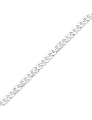 Sterling Silver 4.25mm Curb Chain - 18 Inch