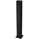 Sylvania SP263G Bluetooth FM Radio USB Charging Tower Speaker, Black