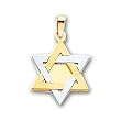 14k Two-tone Star of David