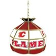 NHL Calgary Flames Stained Glass Tiffany Lamp - 16 inch diameter