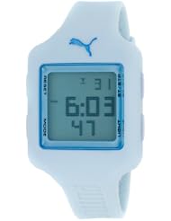 PUMA Womens PU910792014 Slide Small Digital Light Blue Watch