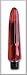 Ruby Red Waterproof Lusters 6 3/4 Inch Multi-Speed Vibrating Silicone Jelly Massager