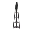 5-Shelf Corner Bookcase - Espresso