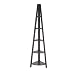5-Shelf Corner Bookcase - Espresso