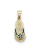 14k Flip-Flop Enamel Pendant