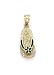 14k Flip-Flop Enamel Pendant - JewelryWeb