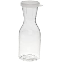 Cambro WW250CW 8.45 -Ounce Capacity 6-1/4-Inch Height Camwear Camliter Clear Polycarbonate Beverage Decanter (Case of 12)