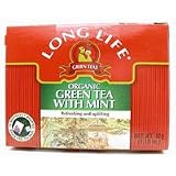 Long Life Herb Tea Organic Green With Mint 20 bag