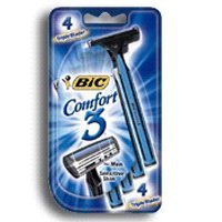 Buy Bic comfort 3 advance shavers, SC3MP41, for men with sensitive skin - 4 ea pack, 6 pack by Bic Mens