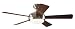 Hunter 21617 Palermo 52-Inch Energy Star Brushed-Nickel Ceiling Fan with 5 Maple/Cherry Blades
