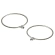 Valentine Gifts Ankle Jewelry Anklet Pairs in Silver 10.25 inches
